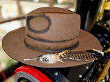 Exclusive Brown Customized Fedora Hat