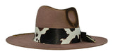 Exclusive Cow Print Customized Fedora Hat