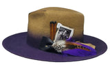 Exclusive Purple Customized Fedora Hat